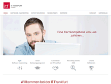 Tablet Screenshot of it-frankfurt.com